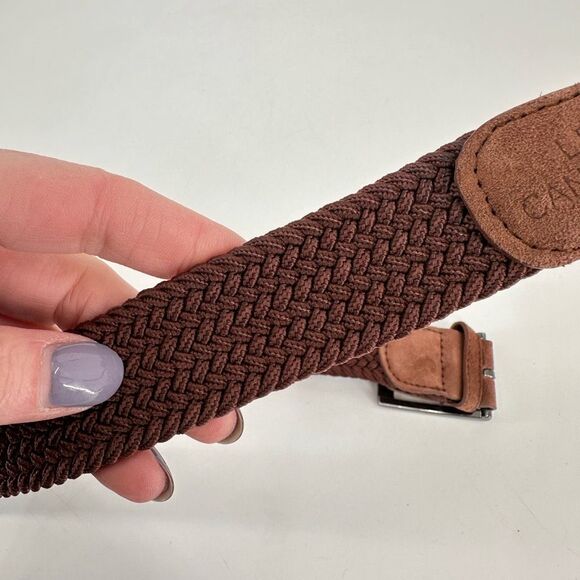 Les Canebiers Mens Braided Brown Belt Size Large‎ - Picture 11 of 14